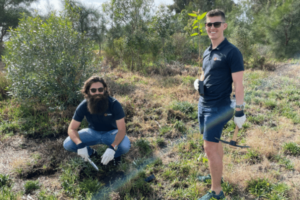 Careers Page David and Jono Tree Planting